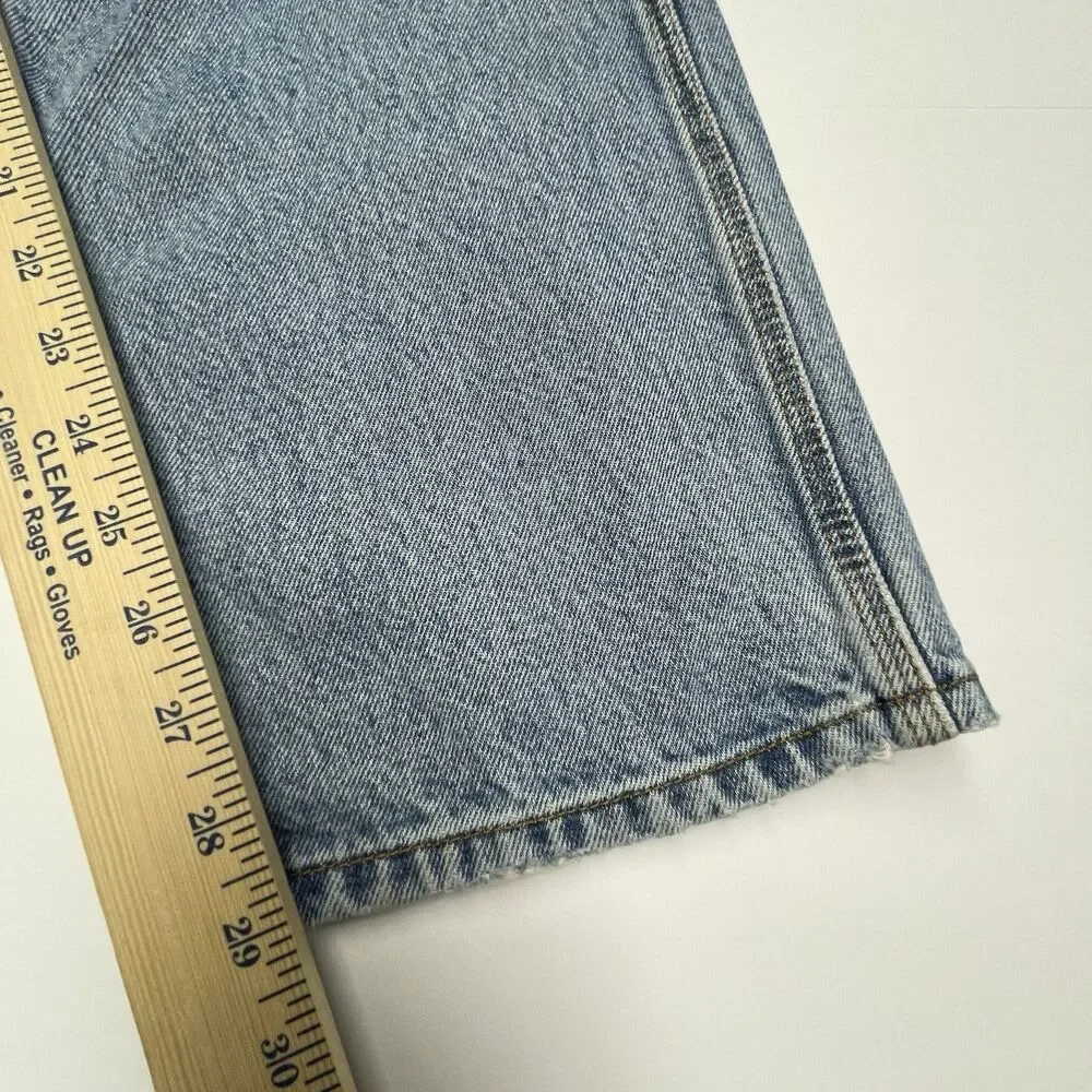 CE Schmidt Workwear Carpenter Pants Men's 34x32 Denim Blue Jeans Utility Loop